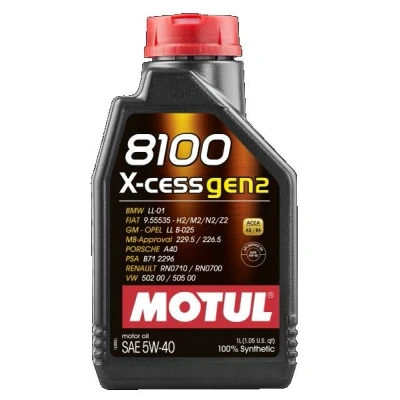 Kuva Motul 8100 X CESS GEN2 5W 40 1l Moottoriöljy 109774 VOLKSWAGEN: Transporter 5, Multivan 5 (7HM, Passat B6 Variant, BMW: 3 Sedan, Touring