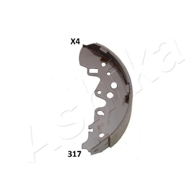 Kuva ASHIKA 55 03 317 Jarrukengät Taka akseli 270 50