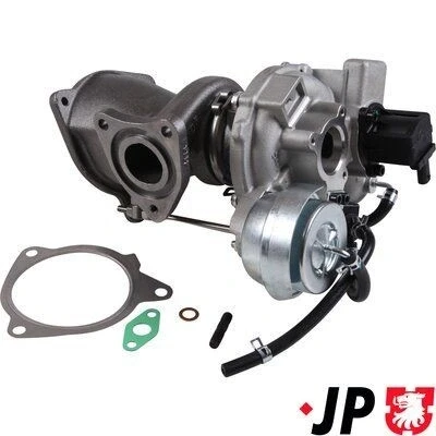 Kuva JP GROUP 1517407100 Turboahdin Pakokaasuahdin Tiivisteillä FORD: FOCUS 3 Turnier, MONDEO 4 Galaxy Mk2 MPV, VOLVO: V70 3, S60 II