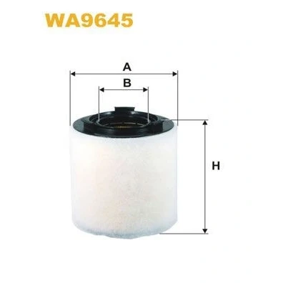 Kuva WIX FILTERS WA9645 Ilmansuodatin 169,5mm 149mm Suodatinpanos VOLKSWAGEN: Polo V Hatchback, SKODA: Fabia 2, Roomster, SEAT: Toledo 4, Ibiza 4