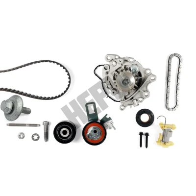 Kuva HEPU PK19010 XT1 Vesipumppu + Jakohihnasarja jakoketjusarjalla Ruuveilla 131 20 PEUGEOT: 208 I Hatchback, Rifter MPV, 2008 Farmari