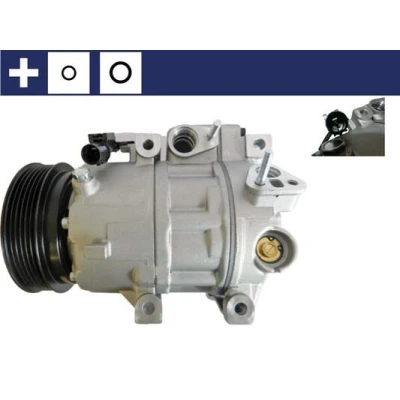 Kuva MAHLE ORIGINAL ACP 1411 000S Ilmastoinnin Kompressori 7VS18ic 12 PAG 46 YF R 1234yf, 134a Tiivisterenkaalla HYUNDAI: SANTA FE 2, Sonata V