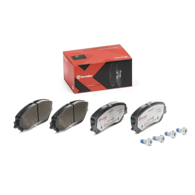 Kuva BREMBO P 68 067X Jarrupalat Ilman kulumisenilmaisinta Jarrusatulan ruuveilla tarvikkeita RENAULT: Megane 4, Talisman Grandtour, GRAND SCENIC 4
