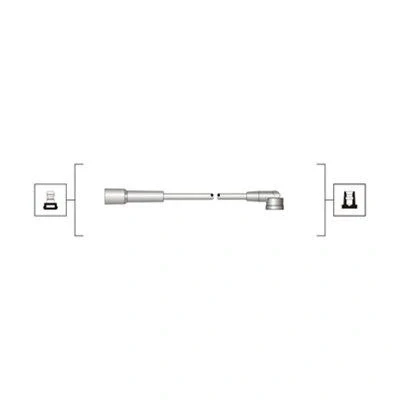 Kuva MAGNETI MARELLI 941319170016 Sytytysjohto FORD: FIESTA 4, Sierra Mk2 Sedan, Hatchback