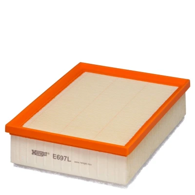 Kuva HENGST FILTER E697L Ilmansuodatin 66 184 246 Suodatinpanos PEUGEOT: 307 SW, Hatchback, Farmari, CITROËN: C4 I Grand Picasso, Hatchback