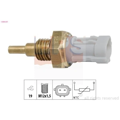 Kuva EPS 1.830.351 Öljyn Lämpötila Anturi M12x1,5 Made in Italy OE Equivalent