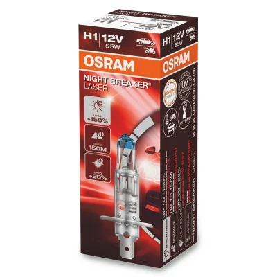 Kuva OSRAM 64150NL Polttimo, kaukovalo H1 12V 55W Halogeeni FORD: C Max 2, Focus 2 Kombi, MONDEO 4 Turnier, OPEL: Insignia A Sports Tourer