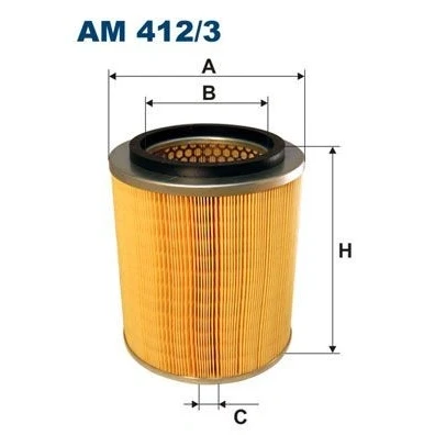 Kuva Ilmansuodatin KIA K2500 Flak/chassi, K2700 OE 0 K60A 23 603, 0K60A 603A