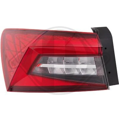 Kuva DIEDERICHS 7880091 Takavalot Vasen Uloin osa LED