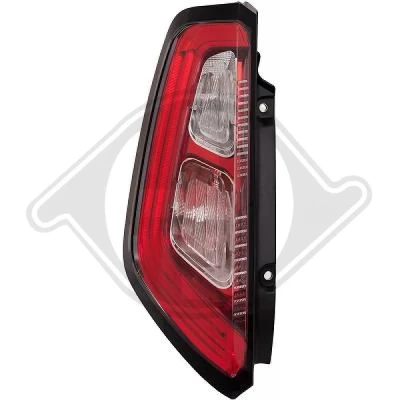 Kuva DIEDERICHS 3457091 Takavalot Vasen P21W, PY21W, LED FIAT: Punto Evo Hatchback