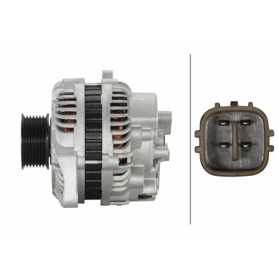 Kuva HELLA 8EL 011 712 351 Laturi 14V 90A HONDA: CIVIC 8 Hatchback