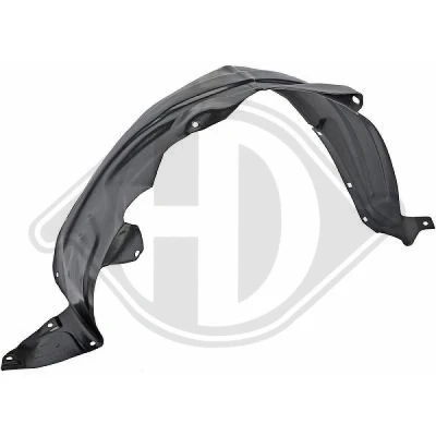Kuva DIEDERICHS 6805008 Sisälokasuoja Eteen, oikea HYUNDAI: Getz