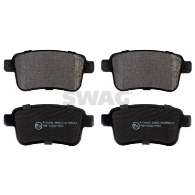 Kuva SWAG 60 91 6897 Jarrupalat Taka akseli Ilman kulumisenilmaisinta RENAULT: Kangoo II / Grand Kangoo, Express