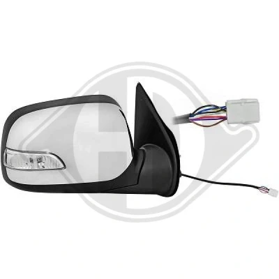 Kuva Ulkopeili Diederichs 5403828 Oikea Kromi Elektronisesti kokoontaitettava, sähkö peilinsäädölle, Kupera, Peili, kokonainen ISUZU: D Max 1 Pickup