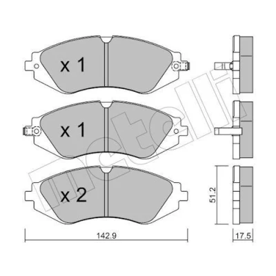 Kuva Jarrupalasarja, levyjarru METELLI 22 0294 0