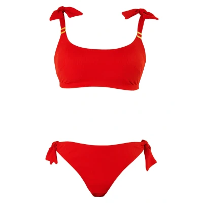 Kuva Cache Coeur Porto Vecchio SET Bikinit, Koko: Large, Red