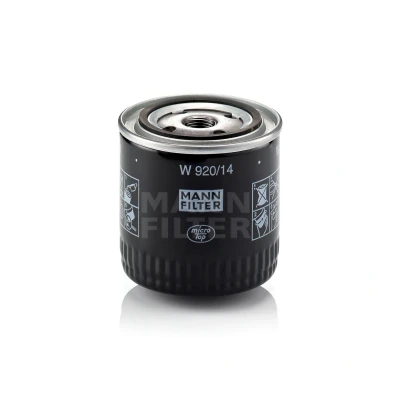 Kuva MANN FILTER W 920/14 Öljynsuodatin 3/4 16 UNF yhdellä peruutuksenestoventtiilillä Ruuvattava suodatin NISSAN: Patrol Hardtop, Pick Up, SUNNY 2