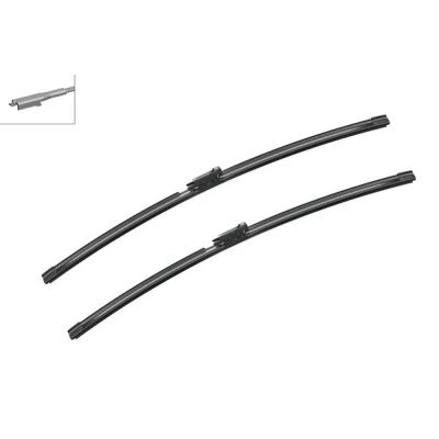 Kuva Pyyhkijänsulka Bosch 3 397 110 00A Flatblade pyyhinsulka (rungoton), esiasennettu ruiskutussuutin FORD: S Max Mk2