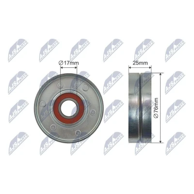 Kuva Kiristysrulla, moniurahihna AUDI, SKODA, VW OE 078 903 133 AB, B, T