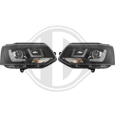 Kuva DIEDERICHS HD Tuning 2273485 Ajovalonheitinsarja Valokorkeussäätimen moottorilla VOLKSWAGEN: Transporter 5, 5 Bus