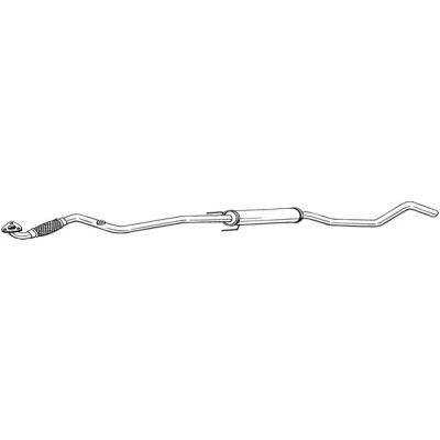 Kuva Keskiäänenvaimentaja OPEL CORSA C, TIGRA TwinTop OE 13197778, 5852125, 5852477