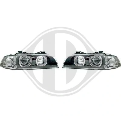 Kuva DIEDERICHS HD Tuning 1223885 Ajovalonheitinsarja Valokorkeussäätimen moottorilla BMW: 5 Sedan