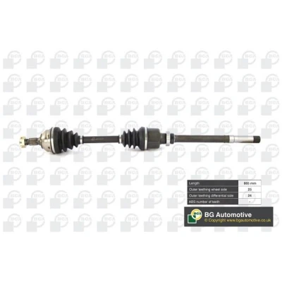 Kuva BGA DS1410R Vetoakseli Etuakseli, oikea 865, 865 CITROËN: ZX Farmari, Xsara Hatchback