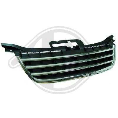 Kuva DIEDERICHS HD Tuning 2295540 Etusäleikkö Kromi/musta