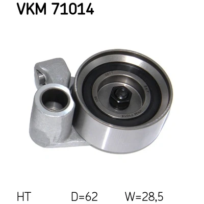 Kuva SKF VKM 71014 Kiristysrulla, Hammashihnat