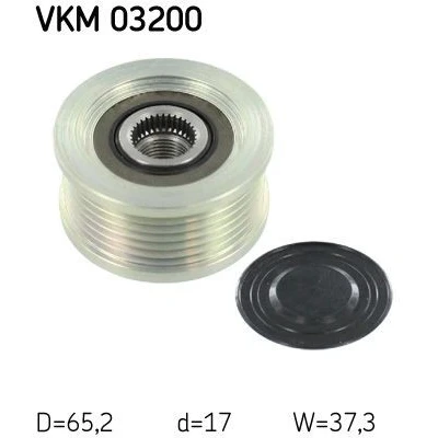 Kuva SKF VKM 03200 Laturin Vapaakytkin 37,3
