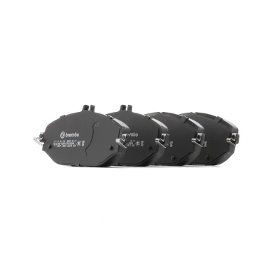 Kuva BREMBO P 50 124 Jarrupalat Kulumisenilmaisemelle Jarrusatulan ruuveilla Ilman tarvikkeita MERCEDES BENZ: E sarja Sedan, C T modell