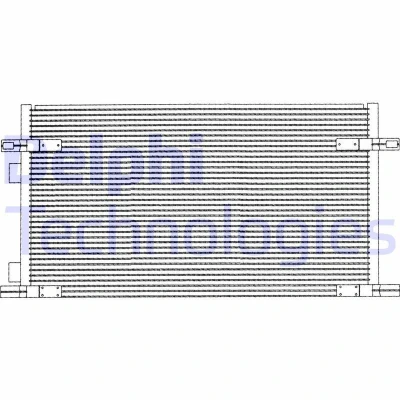 Kuva DELPHI TSP0225212 Ilmastoinnin Lauhdutin ilman vedenerotinta 14 11