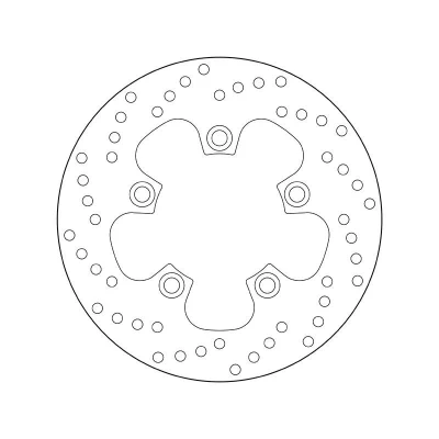 Kuva BREMBO Jarrulevy Fixed , Serie Oro Takana 220mm 5mm 5 reijitetty 68B40744 Jarrulevyt