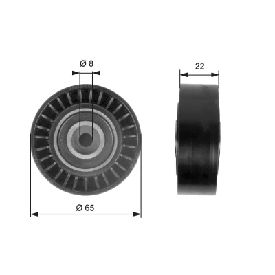 Kuva GATES FleetRunner Micro V Kit T36258 Ohjainrulla MERCEDES BENZ: A sarja