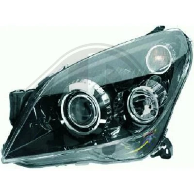 Kuva DIEDERICHS 1806984 Ajovaloumpio Oikea D2S, D2S/H7, H7 OPEL: Astra H GTC, Caravan, Hatchback