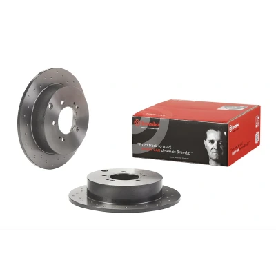 Kuva BREMBO 08.A755.1X Jarrulevyt 302 10 5 reijitetty, täysi pinnoitettu MITSUBISHI: Lancer 8 Limousine, Outlander 2 SUV, 7 Limousine