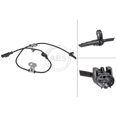 Kuva A.B.S. 31942 ABS Anturi aktiivisensori 790mm 885mm 36mm musta SUBARU: Legacy 4, 4 Limousine, Outback III