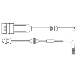 Kuva Varoitinsarja, jarrupalat, Etuakseli Opel Signum halvkombi, Vectra c, c gts, kombi, Vauxhall mk II OE 13131256, 6235623