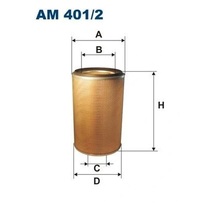 Kuva FILTRON AM 401/2 Ilmansuodatin 471 305 Suodatinpanos