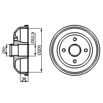 Kuva Jarrurumpu, Taka akseli OPEL CORSA C, C Skåp/halvkombi, VAUXHALL Mk II OE 418000, 9196287