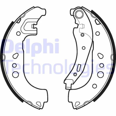 Kuva DELPHI LS2109 Jarrukengät 229 42