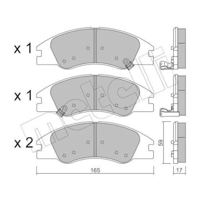 Kuva Jarrupalasarja, levyjarru METELLI 22 0630 0