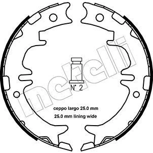 Kuva Jarrukenkäsarja, seisontajarru, Taka akseli LEXUS, MITSUBISHI, TOYOTA OE 46540 28010, 28020, 44010