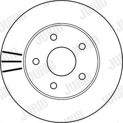 Kuva JURID 562147JC Jarrulevyt 305 26 5 127 Tuuletettu pinnoitettu ilman ruuveja JEEP: GRAND Cherokee 2, II