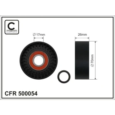 Kuva Kiristysrulla, moniurahihna CAFFARO 500054