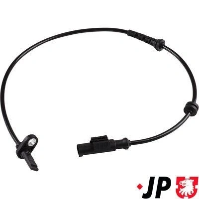Kuva JP GROUP 1297103300 ABS Anturi Taka akseli, vasen, oikea aktiivisensori 630 Musta FIAT: Punto III Hatchback, Grande Hatchback
