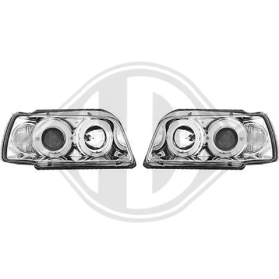 Kuva DIEDERICHS HD Tuning 4412280 Ajovalonheitinsarja Valokorkeussäätimen moottorilla