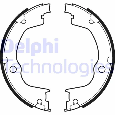 Kuva DELPHI LS2106 Käsijarrukengät