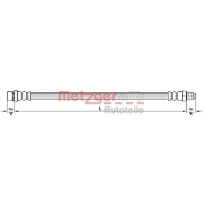 Kuva METZGER 4110455 Jarruletku 488