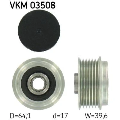 Kuva SKF VKM 03508 Laturin Vapaakytkin 39,6